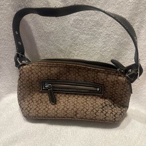 Coach and Four Brown Patterned Shoulder Bag